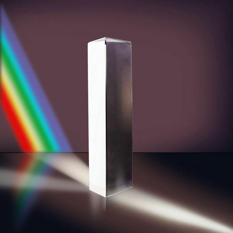 Optical Glass Driehoekig Triple Prisma Voor Fotografie Onderwijs Lichtspectrum Natuurkunde