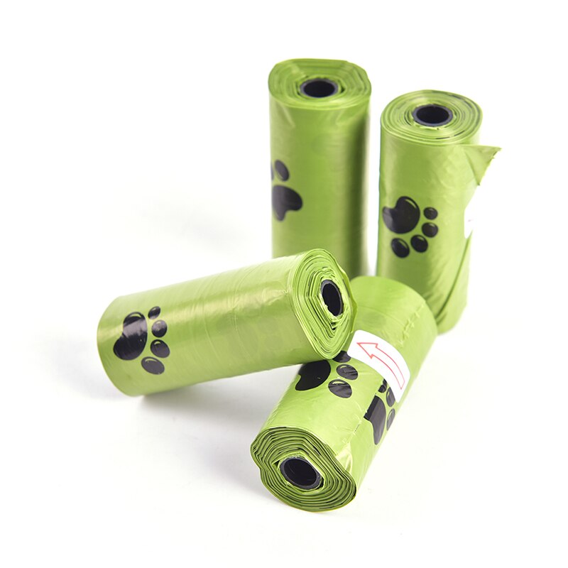 Degradable Dog Poop Bags Earth-Friendly Pet Green Waste Bags Doggy Puppy Poop Waste Bag Pet Product