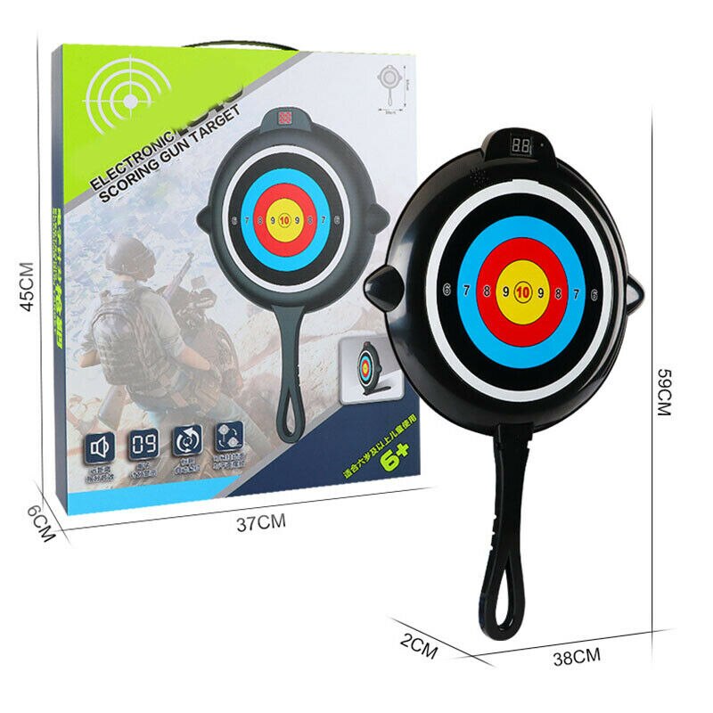 ZHENDUO Electric Scoring Target Auto Reset Voice for Gel Blaster Toy Gun Practice AU stock