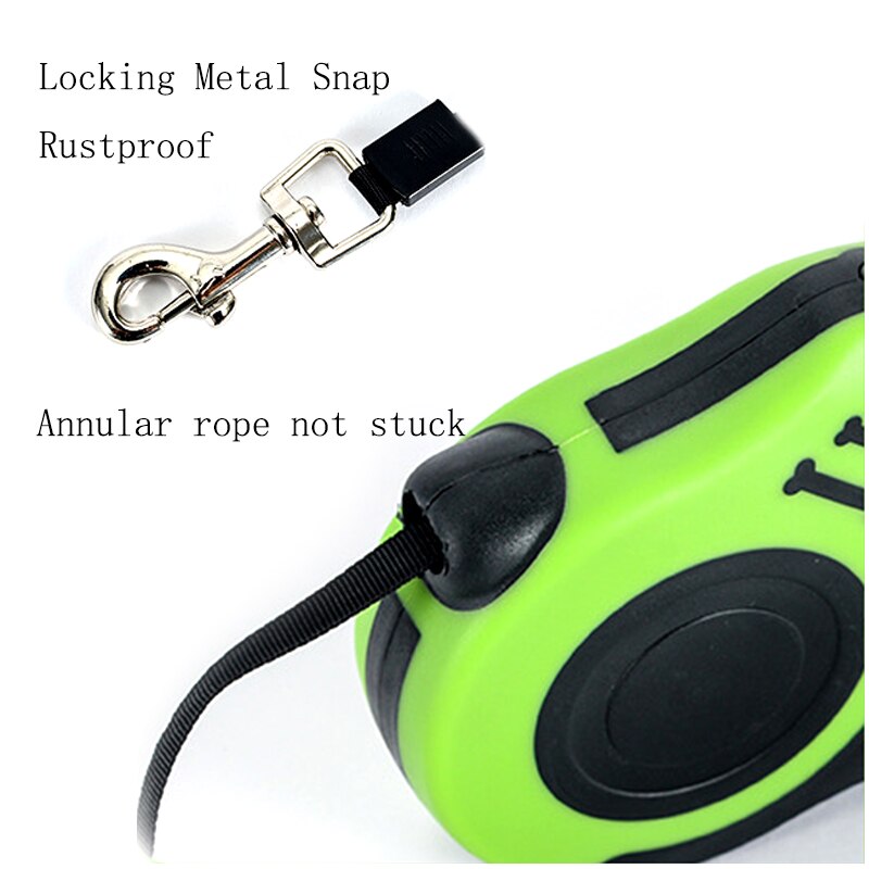 3/5M Retractable Cat Leash Durable Flexible Dog Leash Lead Pet Cat Traction Rope Leashes Tool For Small Medium Pet Supplies