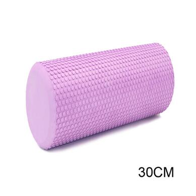 30/45/60cm EVA Yoga Foam Roller Training Colume Rollor Fitness Deep Tissue Massage Exercise Pilates Body Building Back Massager: Silver