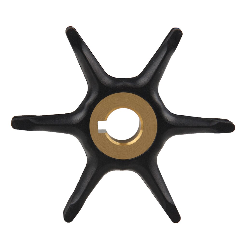 Boat Water Pump Impeller 6 Blade For 3/4/5/5.5/6/7.5HP 2-Stroke Evinrude Johnson/OMC/BRP Outboard Motor 277181/434424 18-3001