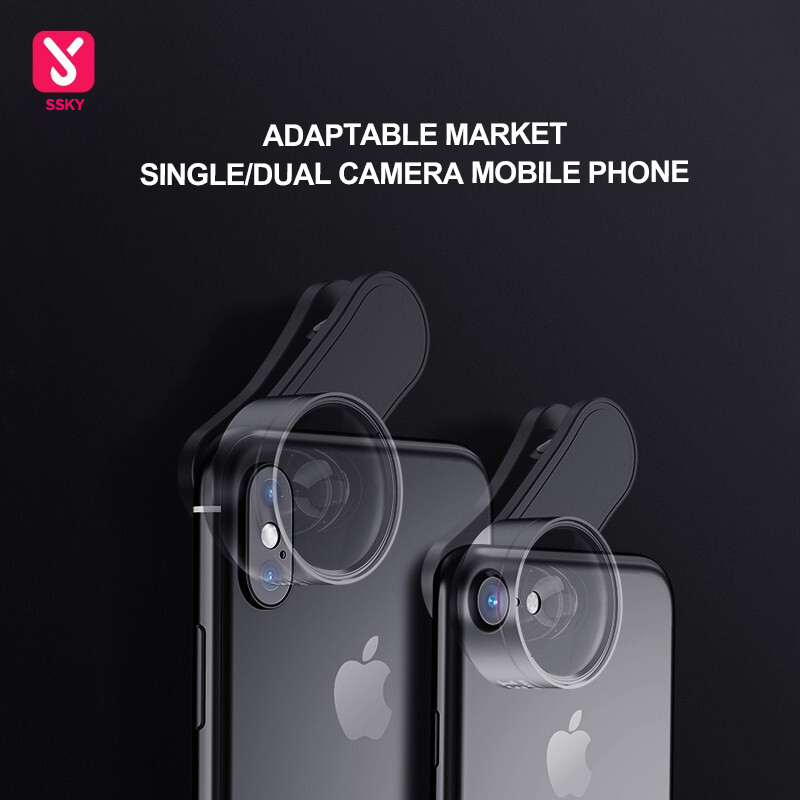 Fisheye Lens Three-in-one Set Wide-angle Mobile Phone Lens Shooting External HD Camera Universal Fill Light Macro