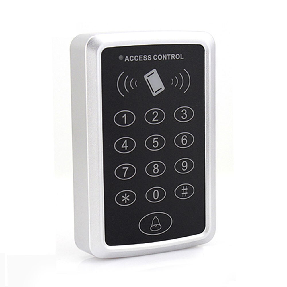 Entry RFID Code Swipe Card Proximity With 10 Keyfob For Door Lock Home Security Password System Access Control Safety Protection