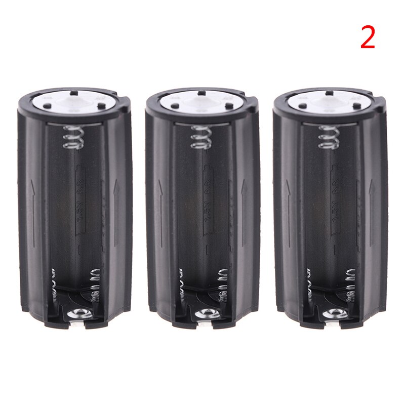 3Pcs 3x Aa Naar D Aa Batterij Adapter Converter Holder Case Box: 2