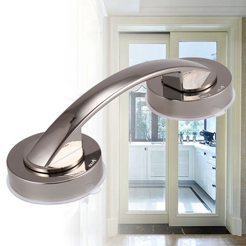 Vacuum Sucker Suction Cup Handrail Bathroom Super Grip Safety Grab Bar Handle for Glass Door Bathroom Elder
