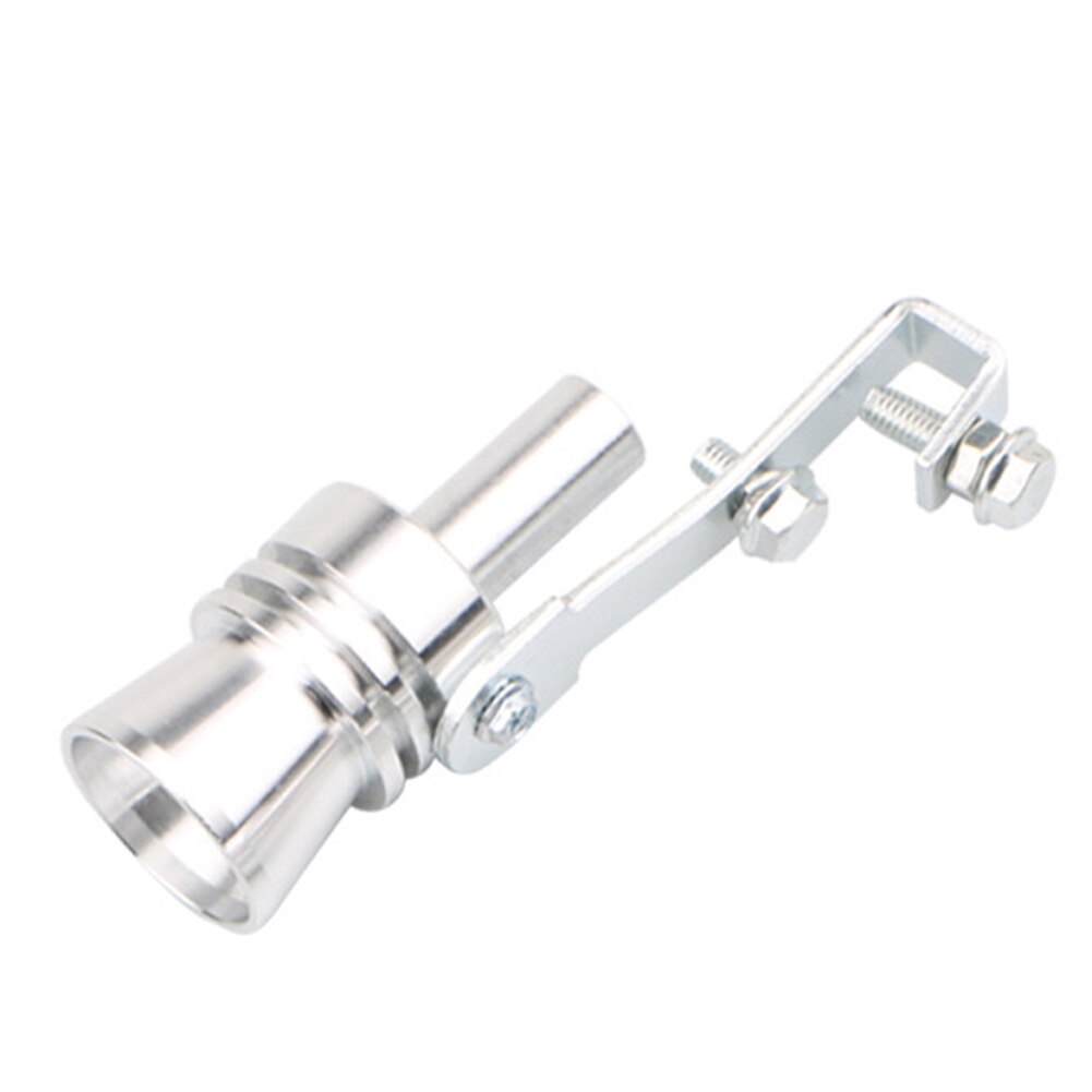 Tuyau d'échappement facile à installer outil aluminium silencieux voiture accessoires rugissement fabricant surdimensionné universel son pratique: Grey L