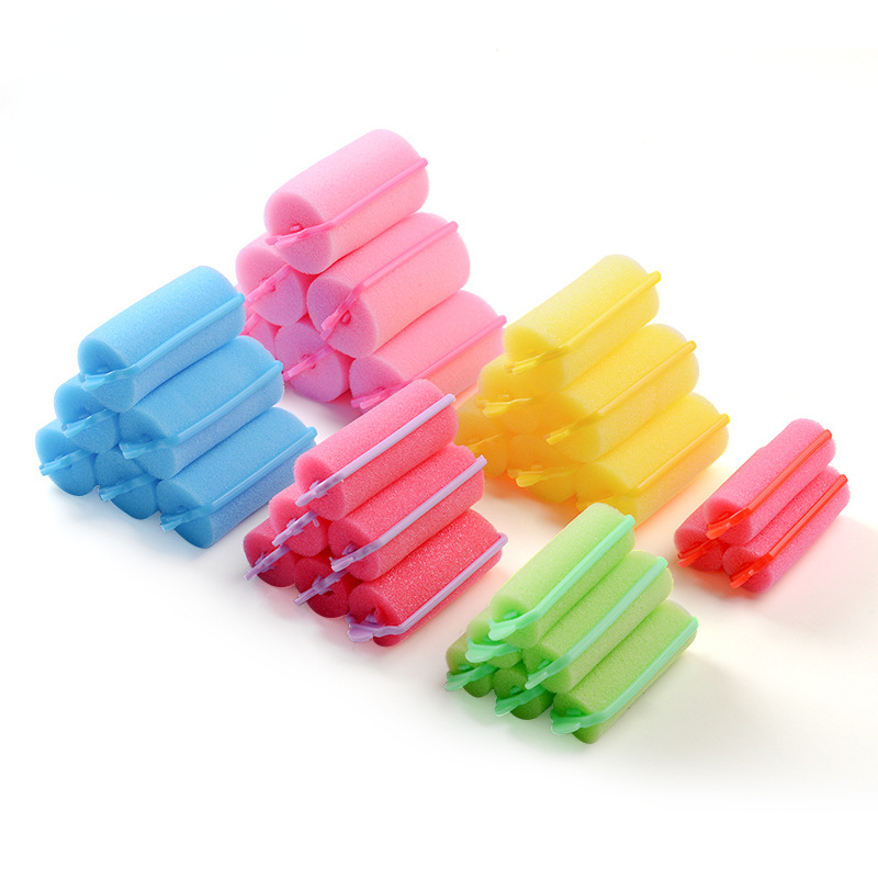 Weichen Schwamm Schaum Kissen Lockenwickler Lockenwickler Friseur Bausatz DIY Hause Haar Styling Werkzeug Friseursalon für Friseur DIY Locken Zufällig