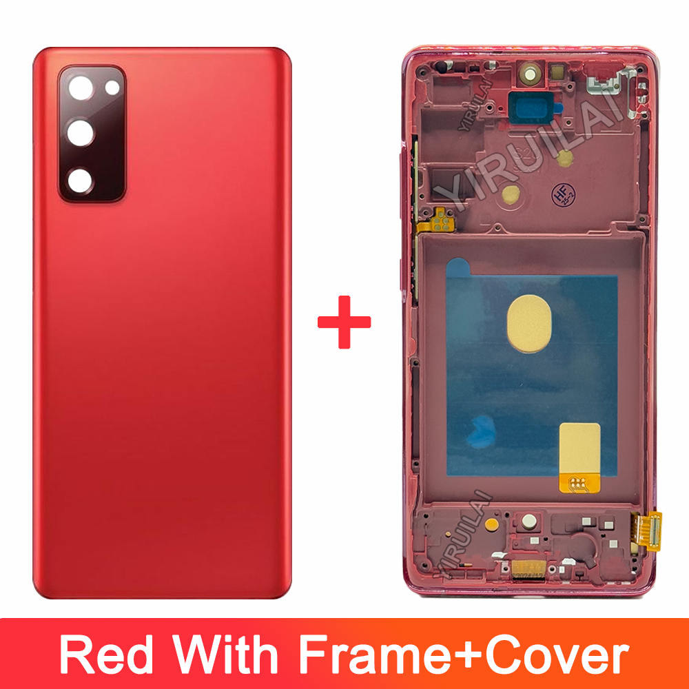 Écran Tactile TFT LCD de Remplacement avec Châssis, pour Samsung Galaxy S20 FE G781B: AQUA