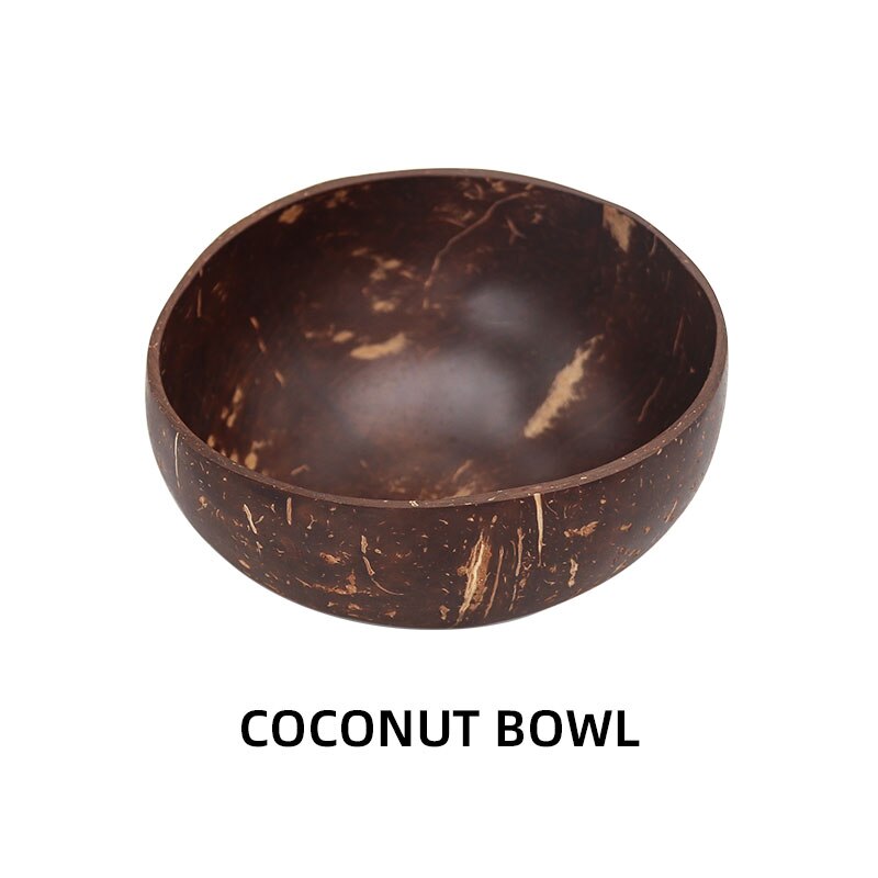Vaisselle vajilla de coco de ramen, cuencos completos de platos, bol frutero, vajilla de madera, platos de cocina, fideos completa de platos frutero tazones ensaladera aperitivos para comer pipas y cascaras cáscaras: bowl