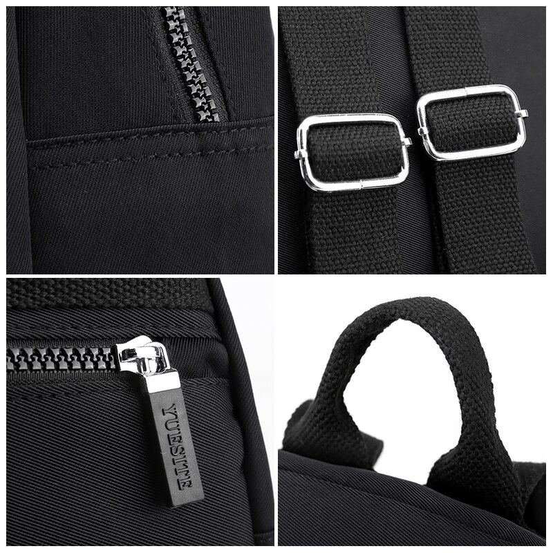 Mochila pequeña de nailon para mujer, morral pequeño de compras, resistente al agua, a la , bonita, 2022