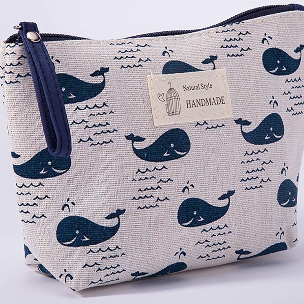 Cotton And Linen Large-capacity Cosmetic Bag Multi-function Travel Cosmetic Bag Home Supplies Makeup Pouch Organizer: B
