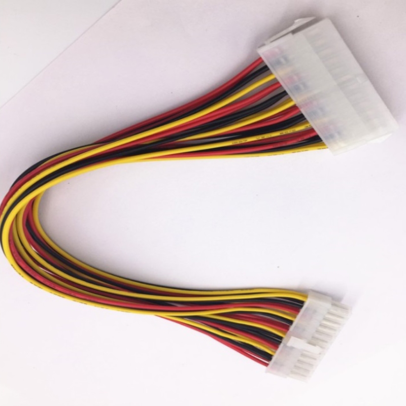 Psu 24-Pin Voeding Adapter Atx Moederbord Converter Kabel