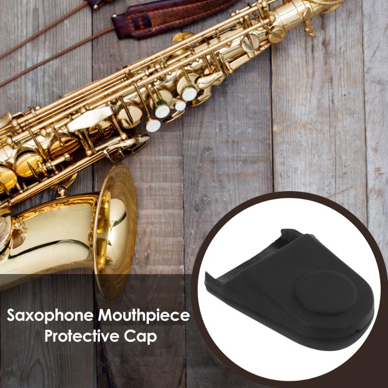 37/45/56Mm Duurzaam Siliconen Saxofoon Fluit Klarinet Mondstuk Black Beschermende Cap Hoofd Voor Klarinet Bas Saxofoon alto Sax
