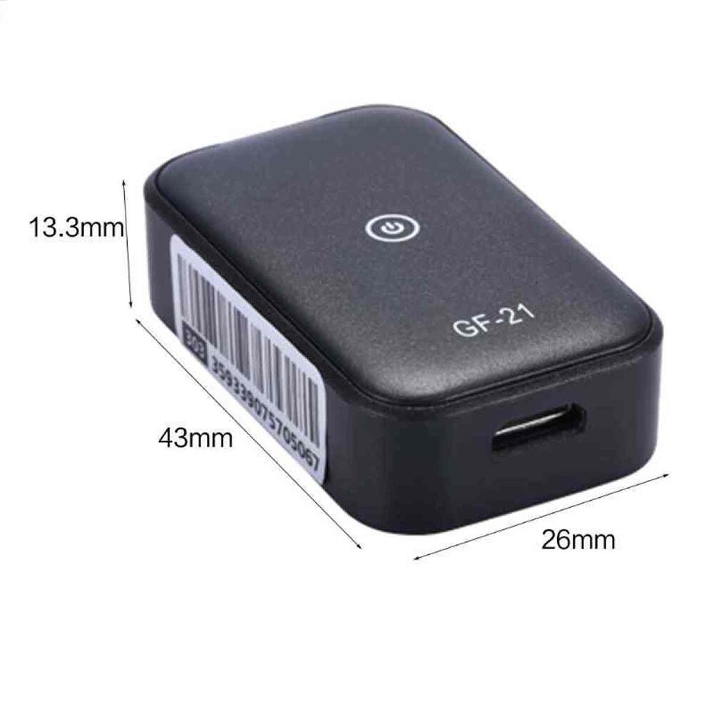 Voor Android En Ios Auto Tracker Li-Ion Batterij Mini Gps Usb Charger Ac 110-220V