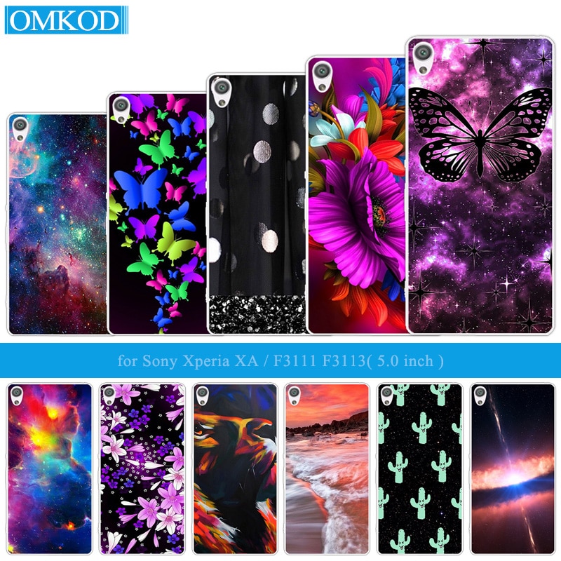 For Sony Xperia XA F3111 TPU Fundas For Sony XA Back Cover 5.0 inch Slim Silicone For Sony F3111 F3112 Butterfly Phone Cases