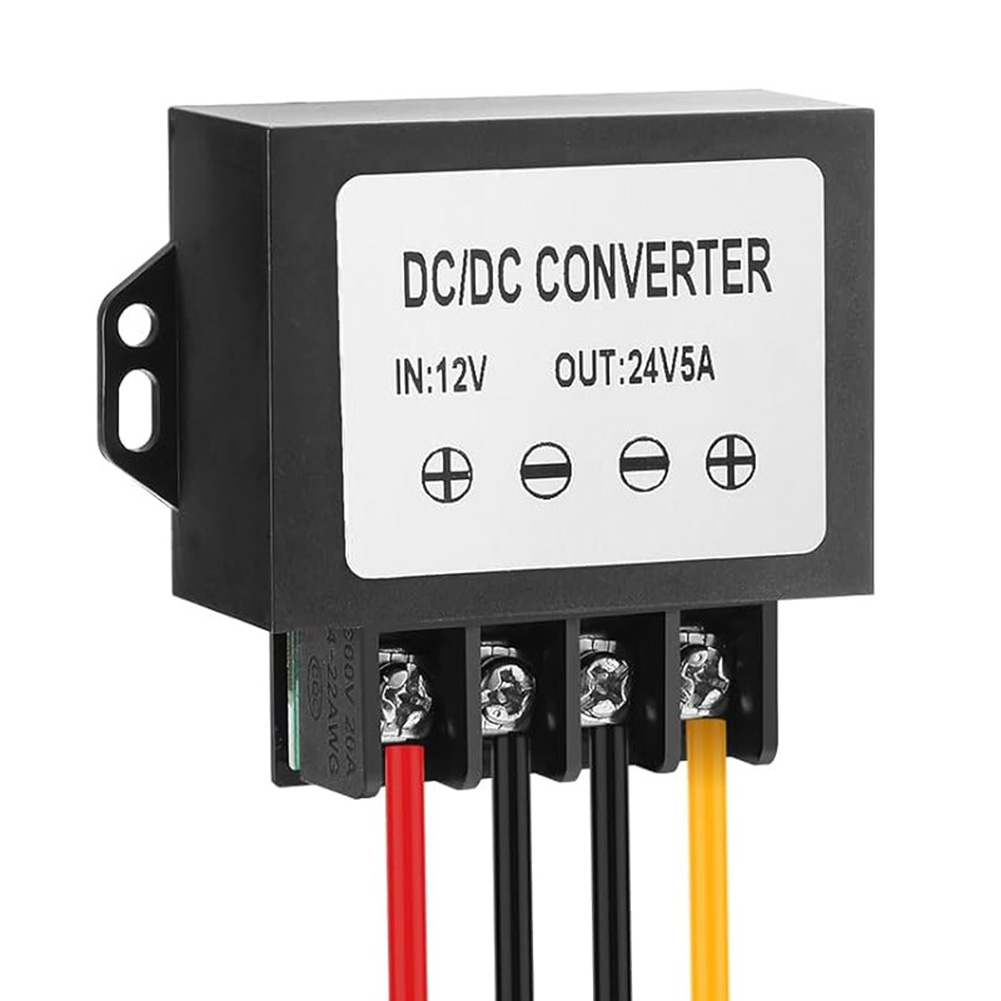 12V To 24V DC-DC Converter For Power Conversion Working Efficiency 96 Easy Installation IP68 Waterproof For Automotive