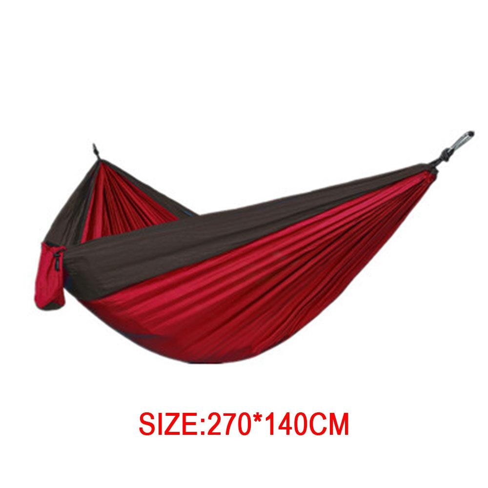 270x140cm Picnic Camp Tent Nylon Camping Hanging Hammock Outdoor Swing Camping Hiking Rest Bed Survival Supplies
