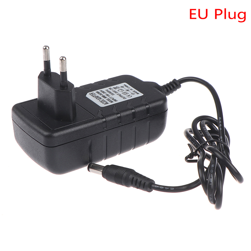 Adaptateur d'alimentation de pipeline DC 24V, chargeur 48W, prise US/EU pour lampe à LED UV, sèche-ongles, prise EU/US, 1 pièce: Black