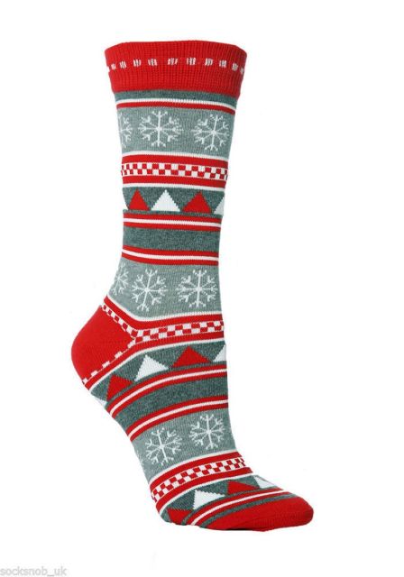 Christmas Tree Snow Elk Cotton Happy Socks Autumn Winter Christmas Socks Men Funny Year Santa Claus: snowflake triangle