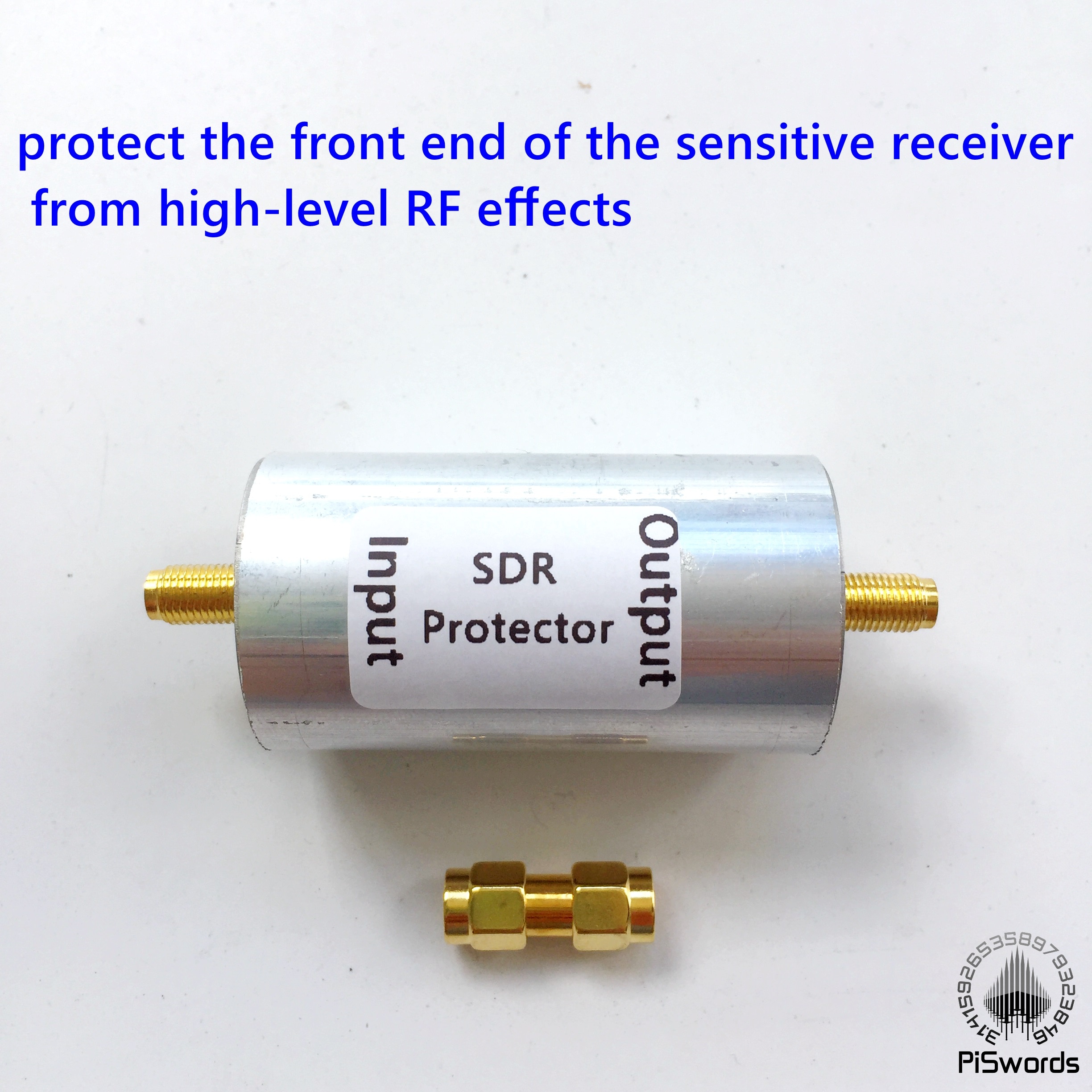 Protector de receptor SDR para proteger el receptor sensible de efectos RF de alto nivel