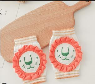 1-5Y Baby Knie Pads Mooie Cartoon Dier Leuke Mesh Anti-Slip Been Protectors Voor Peuter Jongens En Meisjes: 1