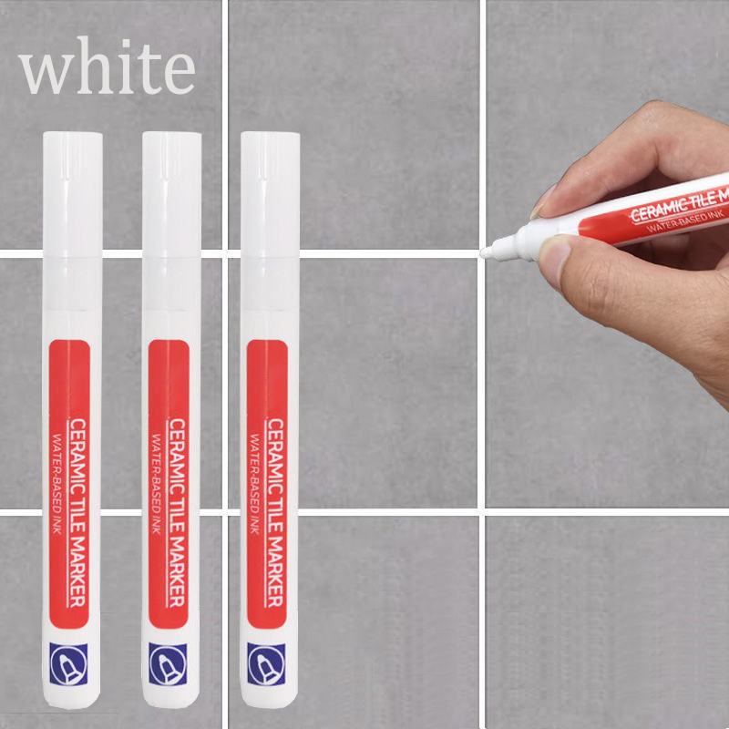 Rotulador de azulejos para reparación de lechada, 3 piezas, rotulador de alimentación de juntas, bolígrafo de pintura, rotulador de pizarra blanca borrable: Verde claro