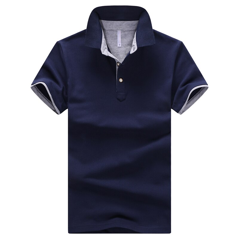 557 Polo Shirts Short Sleeve Men Summer Business Casual Solid Male Polo Shirt Cotton Streetwear Men's Breathable Soft Tops