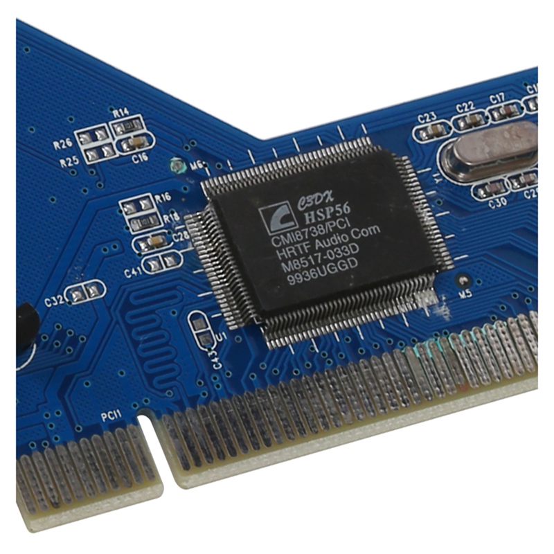 4 canais c-media 8738 chip 3d o estéreo interno pci placa de som win7 64 bit