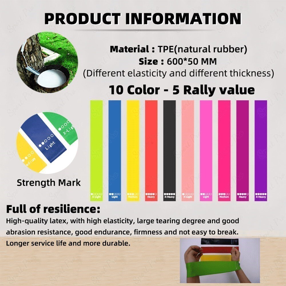 Gym Accessories Resistance Bands Yoga Bodybuilding Sport Equipment Fitness Portable Body Building Sports Entertainment