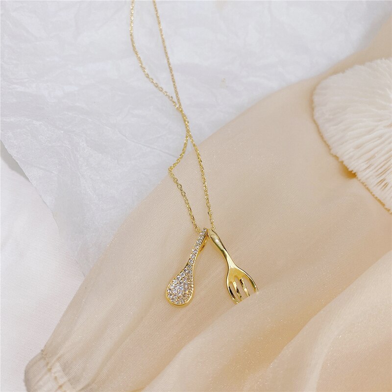 14k véritable or coloré arc-en-ciel Zircon collier pour dame charme clavicule tempérament Colar Bijoux pendentif Bijoux