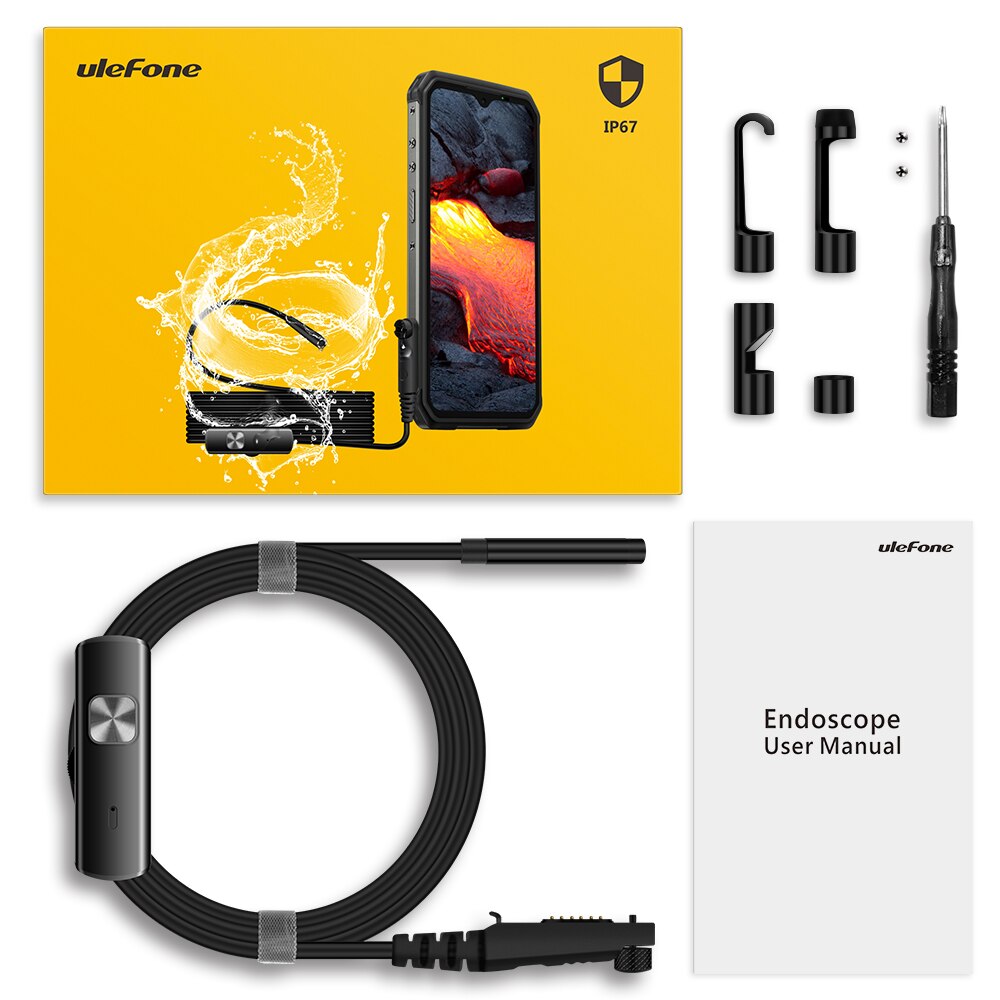 Ulefone Waterdichte 3 In 1 Endoscoop/Voor Armor 9/Armor 9E/Power Armor 13