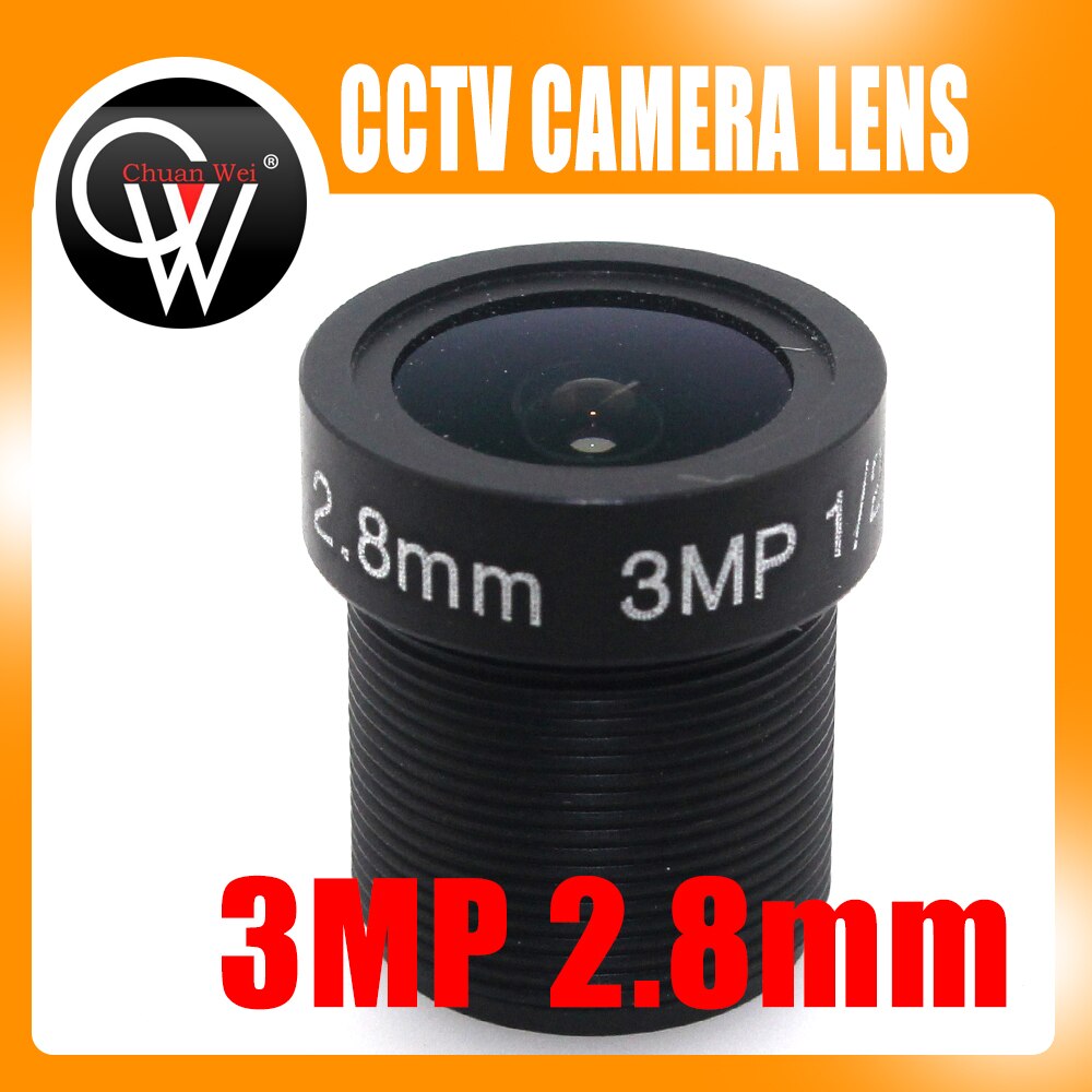 2.8mm HD 3.0MP 1/2.5" M12 CCTV Camera Lens IR HD Security Camera Lens Fixed Iris fit hd ip camera