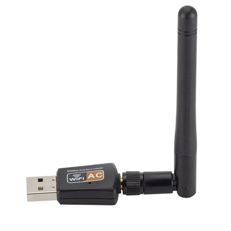 Adattatore Wifi USB con Antenna scheda di rete Wireless a doppia banda per PC/Desktop/supporto per Computer portatile Windows 10/8/7