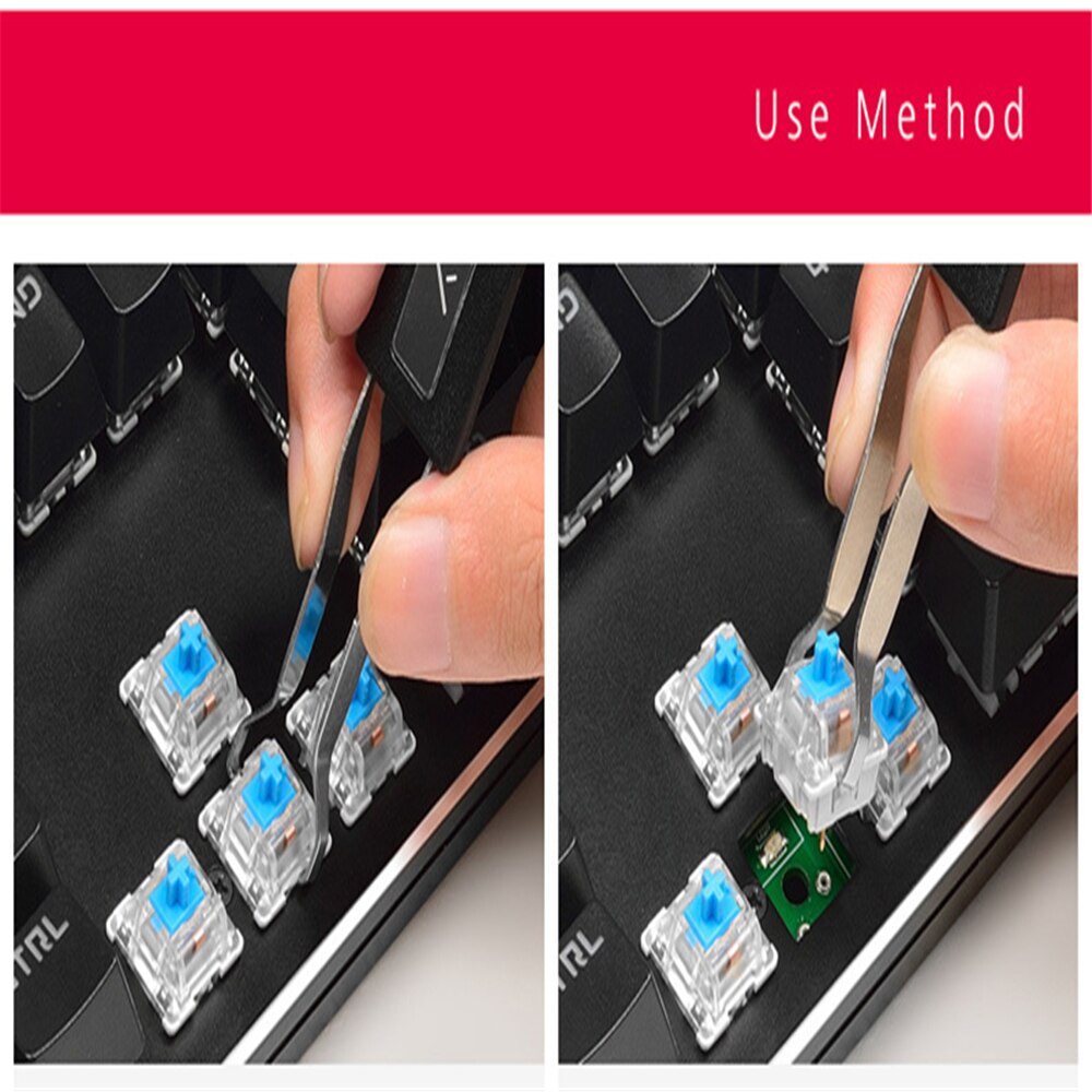 2 In 1 Mechanical Keyboard Removal Tool Key Switch Puller Keycap Extractor Accessories