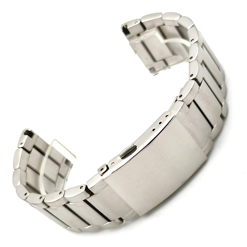 22mm 24mm 26mm 28mm Massives Edelstahl-Uhrenarmband Faltschließe Armband Universal-Armband Uhrenzubehör für Fossil: GREEN BLUE / 24mm