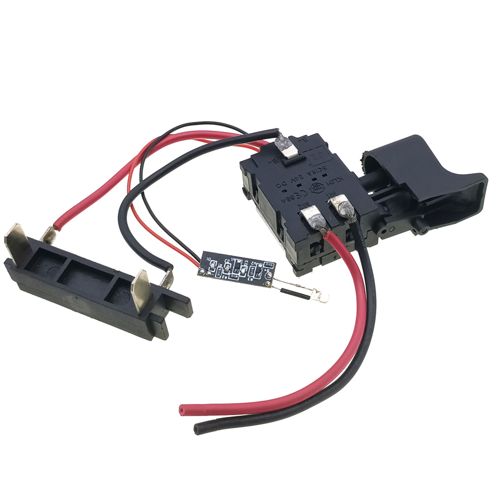 DC 24V 5-16A 5E4 Electric Wrench Switch Accessories with LED Electric Wrench Trigger Switch Forward and Reverse Speed Switch