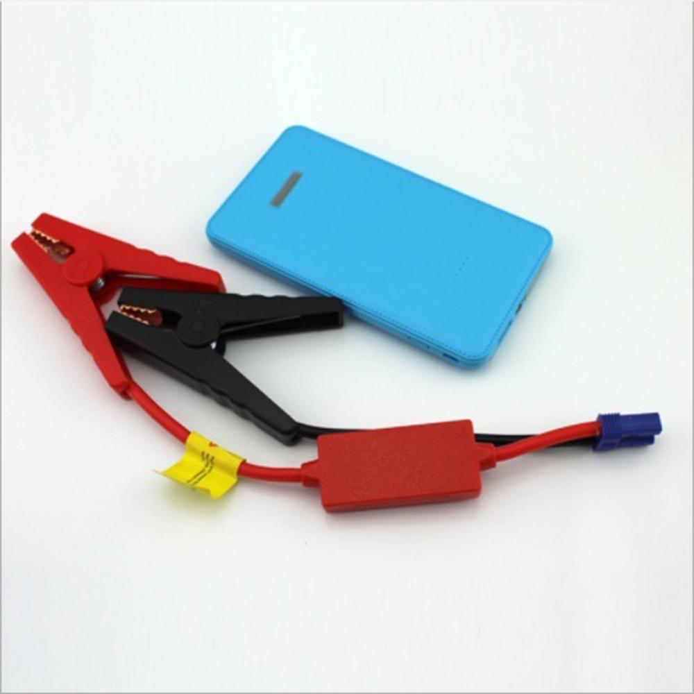 12V Power Bank Portable Charging 6000 mAh Car Jump Starter Emergency Battery Charger Power Bank for Devices: Blue