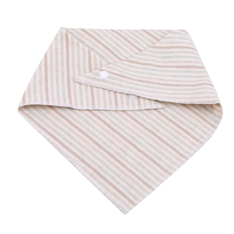 Stripted Animal Print Baby Bandana Bibs Baby Babador Feeding Smock Infant Burp Cloths Cartoon Saliva Towel Baby Eating Accessory: Strip strip
