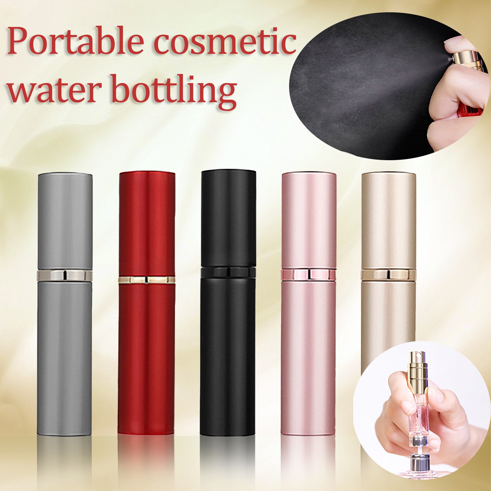1pc portable quick perfume sprayer replacement container one-click replenishment spray compact lightweight strong spray спрей