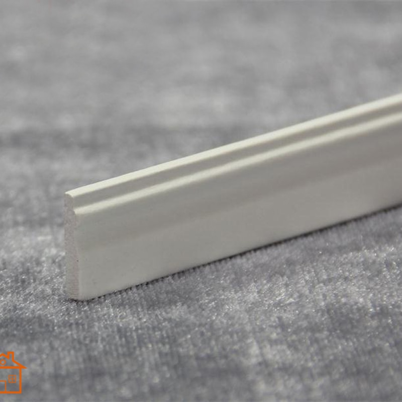 Baseboard Molding dollhouse miniature trim skirting board 1/12 scale DIY L60cm*1.5cm #B002