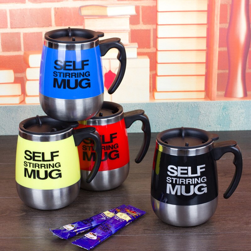 Auto rühren becher Selbst Rühren Becher Edelstahl mischen Kaffee Tee Tasse mit Deckel Automatische Elektrische Faul Kaffee Milch Mischen