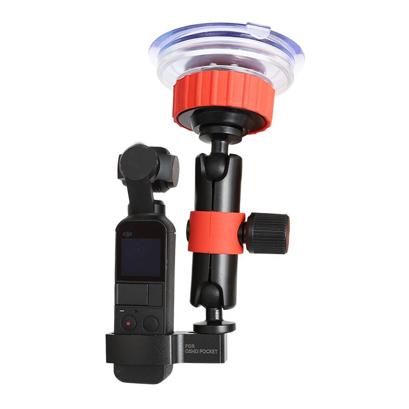 Sugekop med roterende arm bilholder mount til ram gopro hero 7 6 5 4 3+  sjcam xiaomi  yi 4k lite eken action kamera tilbehør
