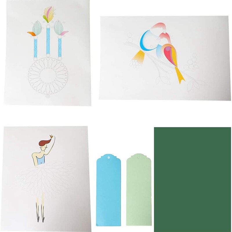 Paper Quilling Kit, 8 Quilling Tools with 720 Strips 36 Colors, Paper Quilling Supplies for Paper Crafting Beginners