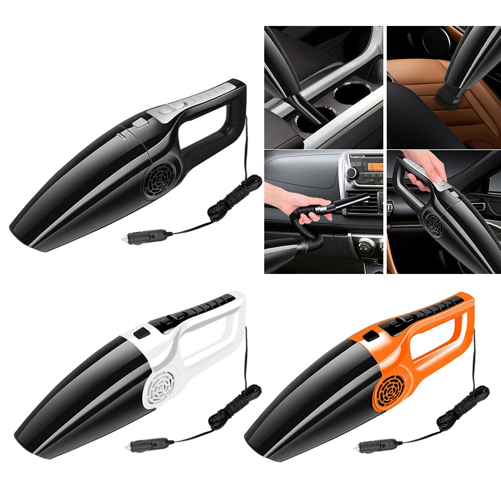 Vacuum Cleaner 5m Cord Car 12V Mini Hand Held Wet Dry Small Auto Cleaning