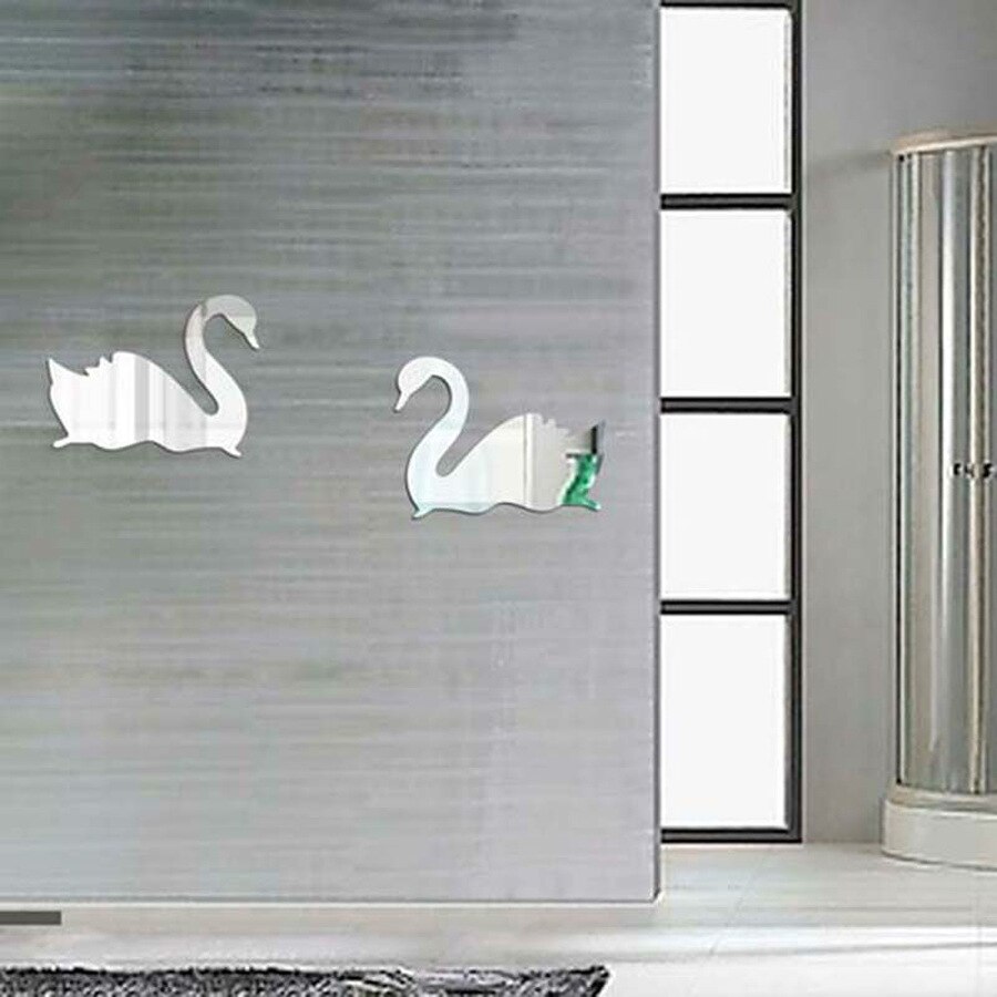 Zwaan Muurstickers Voor Kinderen Kamers Home Decor Zwom Stickers Op De Muur Poster Pegatinas Cisnes