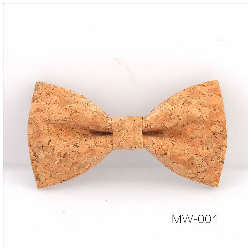 Corbatas de lazo de madera maciza para hombre, accesorios de para y boda, hechos a mano, novedad