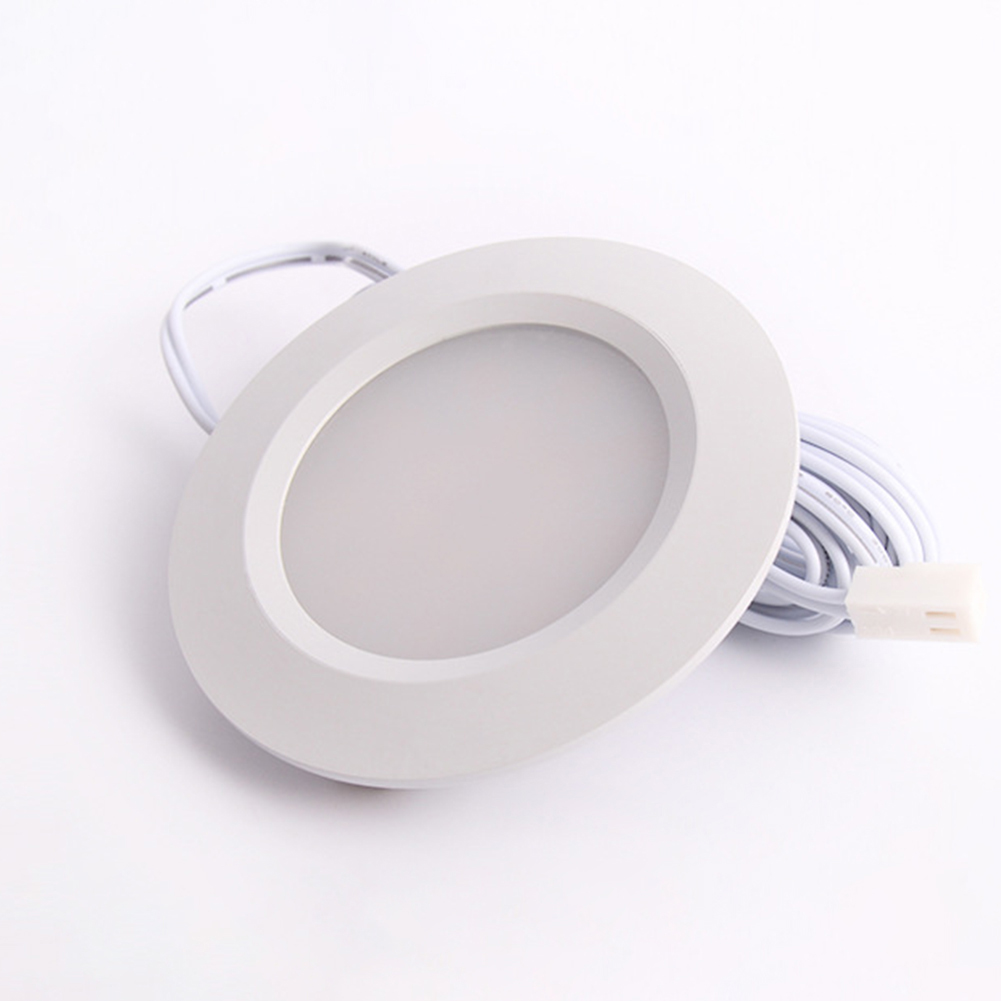 5PCS 12V Low Voltage Ultra-Thin Concealed Mini LED Downlight LED Display Cabinet Light Kitchen Cabinet Light With HUB Adapter: 5PCS Warm white