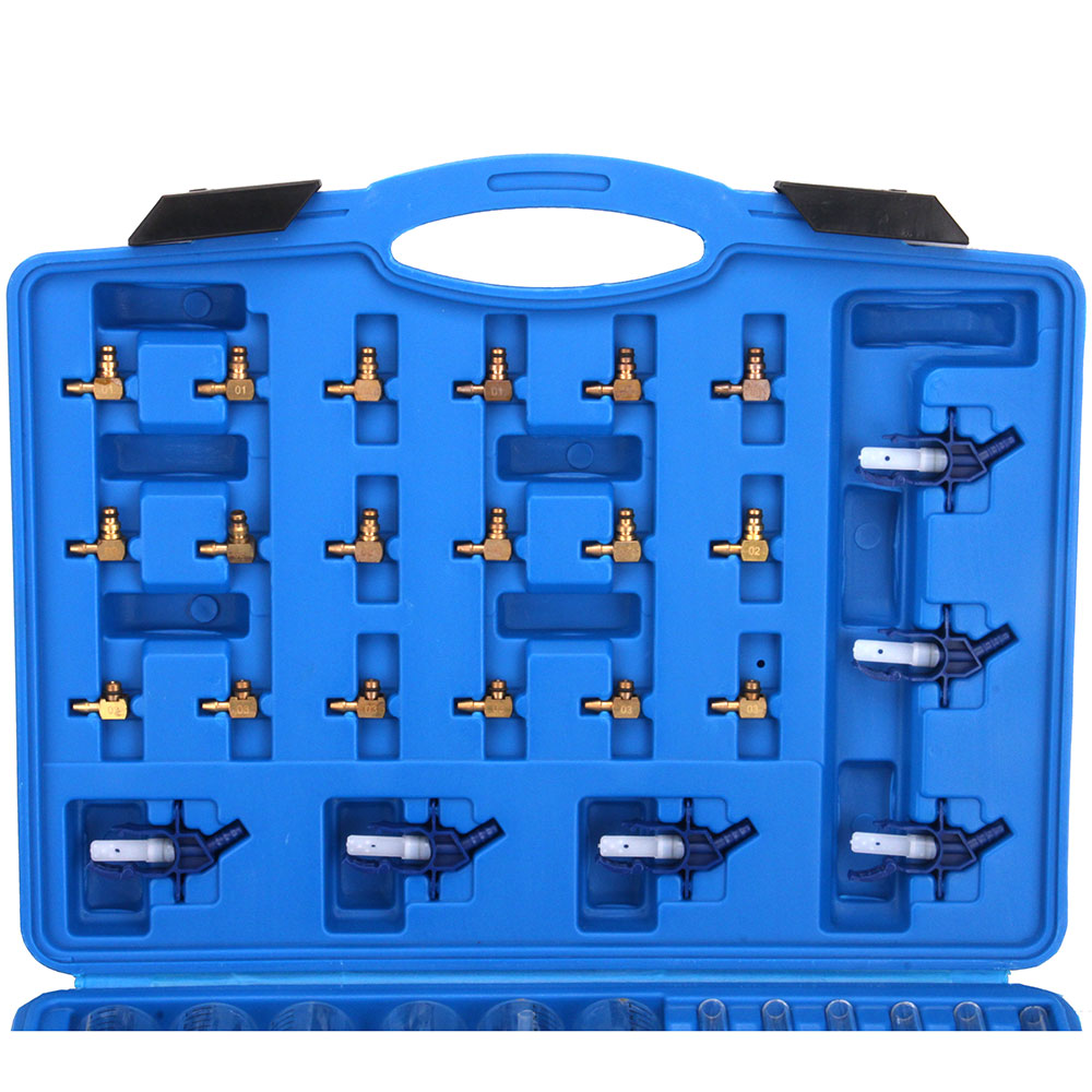 Diesel- Injektor fließen Meter Prüfung Zylinder gemeinsam Schiene Kraftstoff Tester einstellen Bausatz fallen Farbe Senden Nach Dem Zufall