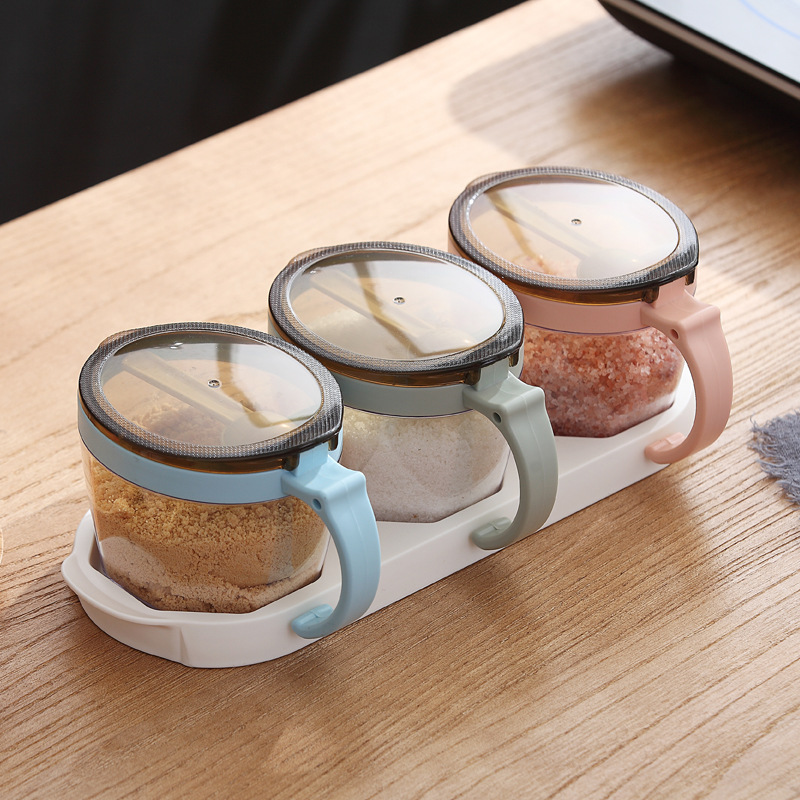 Household Seasoning Box Set Simple Seasoning Pot Kitchen Supplies With Seasoning Tools